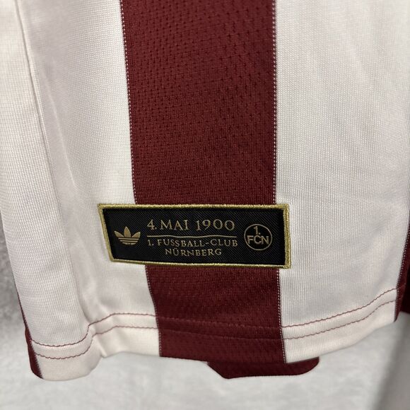 adidas 1. FC Nurnberg 125th Anniversary Soccer Jersey JG6350 Men’s Size Medium - Picture 4 of 9